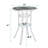 Alexamarie Round Outdoor Bistro Table Umbrella Hole , 32 " W 32 " D