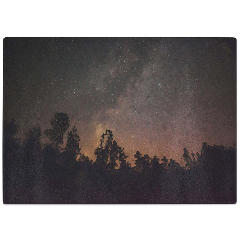 Tempered Glass Spearfish Canyon Lights Chopping Board, 39 cm W x 28.5 cm L