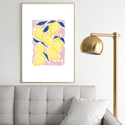Emanuela Carratoni Fresh Lemons Framed Art Print