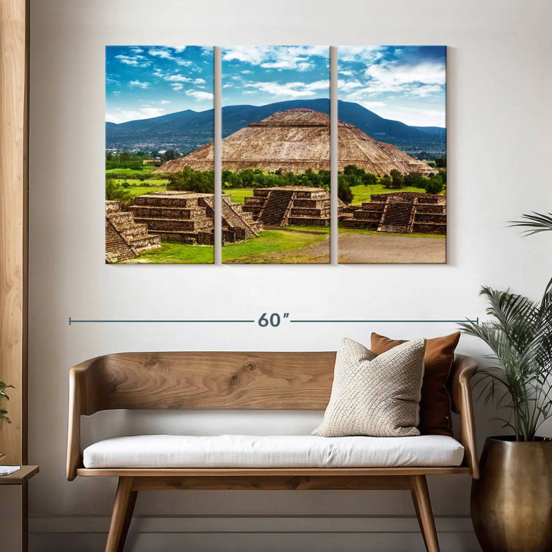 Lilie Aztec Pyramid, 32" H x 50" W