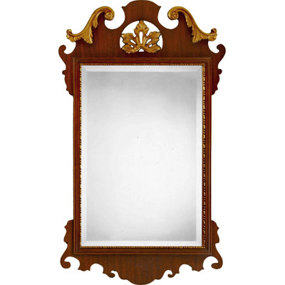 Wood Flat Wall Mirror