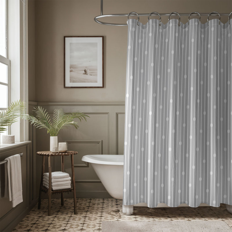 Rideau de douche standard 1 pièce Majestic Spook 0161, H 74 po x l 71 po