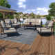 Townsend 7 - Person Patio Conversation Sets with Cushions