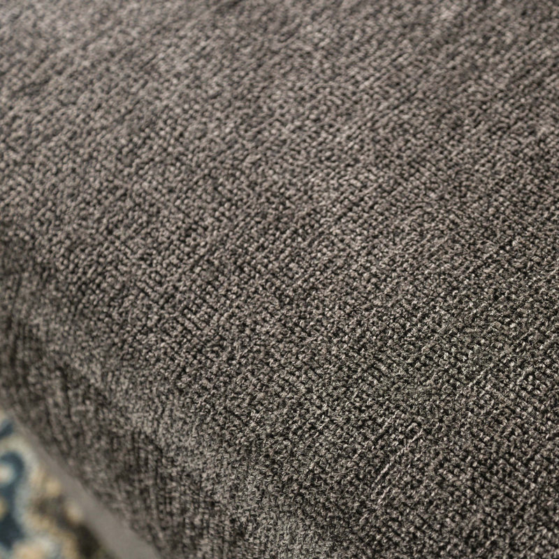 Canapé modulaire rembourré 102 po Araujo, Gris chenille