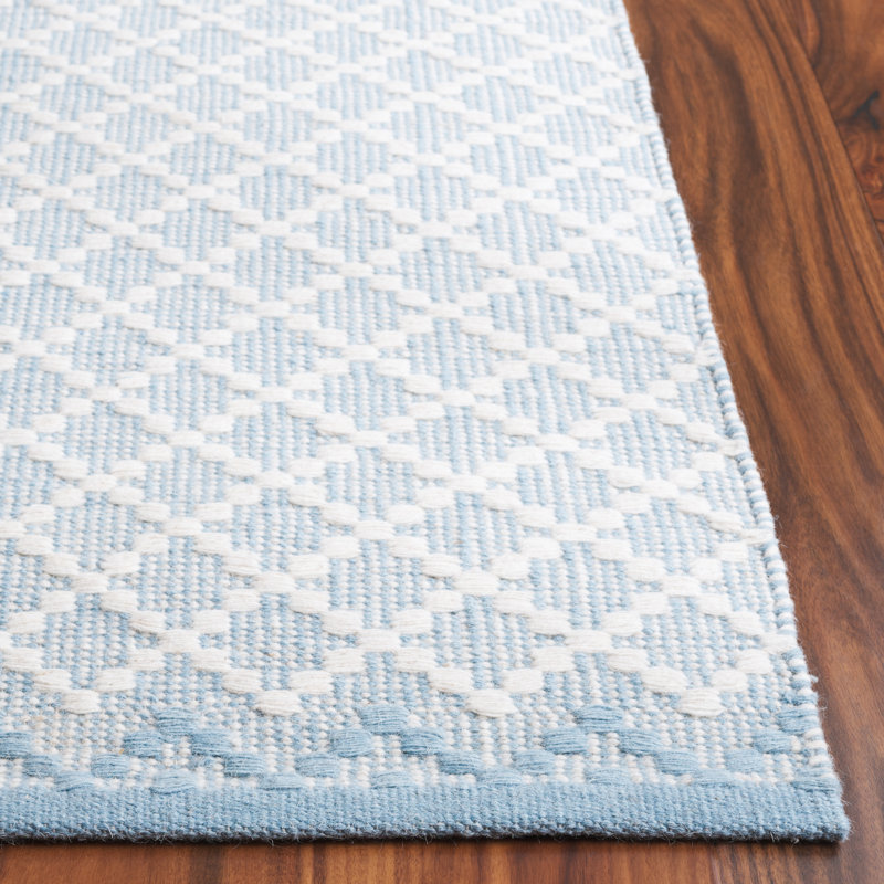 Tapis tissé à la main en laine / coton Blume, Rectangle 3 pi x 5 pi