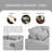 Wide Modern Large L-Shape Feather Filled Sectional Sofa, Convertible Sofa Couch with Reversible Chaise,sectional couch,sectionals-932918005