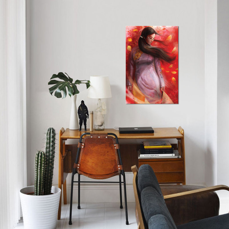 «Vietnam», impression sur toile, H 12 po x l 8 po x P 0,75 po, Toile tendue, Pas de tapis