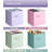 4 Pack 11" Foldable Fabric Storage Cube Bins with Handles-627480053
