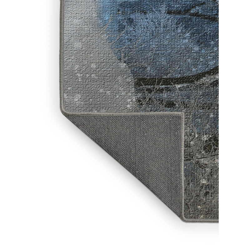 Abstract Indoor Rug, Rectangle 2' x 5'