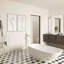 Havasar 8x9 Hexagon Honed Marble Mosaic Tile-1932688366