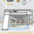 Twin Size Wood Loft Bed with Slide-65982869