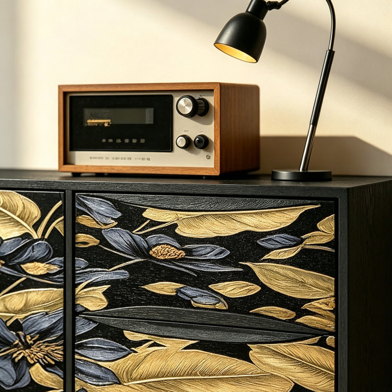 Buffet de style rétro moderne