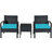 Pendrick 2 - Person Patio Conversation Set with Cushions-1720695336