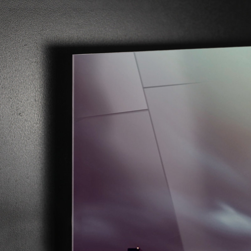 Singapore Skyline by Giallobus - No Frame Print on Glass, 65cm H x 95cm W