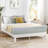 Solid Wood Platform White Bed With Wooden Slats No Box Spring Needed Easy Assembly 12 Inch Grand-1186353686