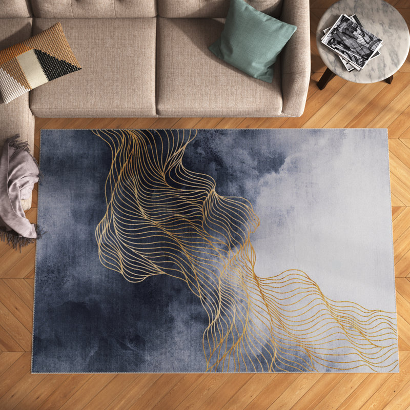 Borealis Abstract Area Rug, Rectangle 120cm x 170cm