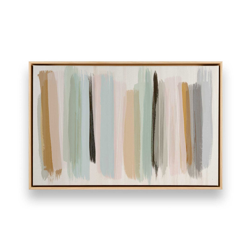 Imprimé panache pastel, Toile encadrée «American Maple Floater», H 24,75 po x l 36,75 po x P 1,75 po