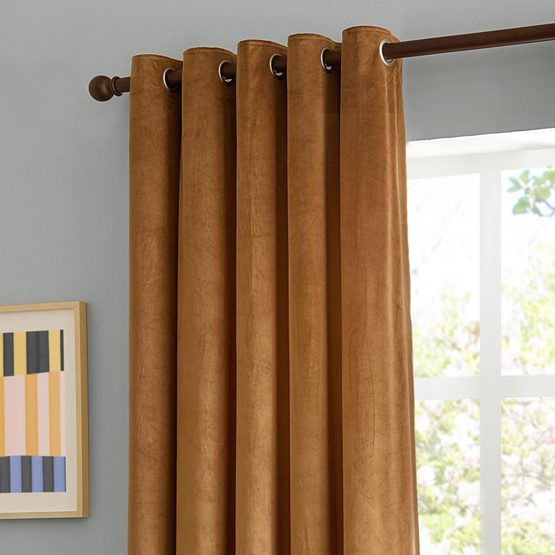 The Ultimate Velvet Blackout Curtain Panel Pair, 229 cm Width x 229 cm Drop
