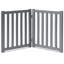 Solid Wood Freestanding Foldable Pet Gate for Dogs,2 Panels for Doorways,Stairs and small spaces-90636804-88357168