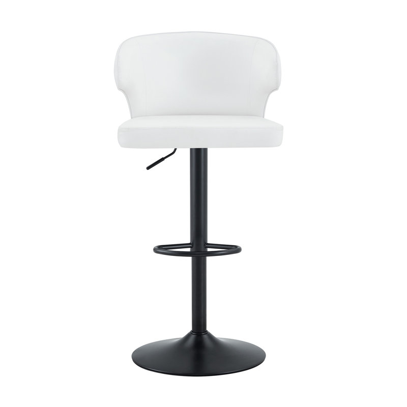 Chaise de bar, Noir, Blanc, 4