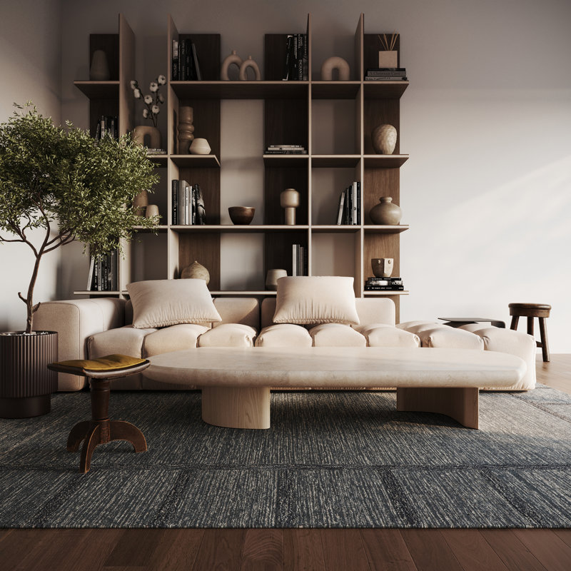 Tapis en laine Amara, Rectangle 6 pi x 9 pi