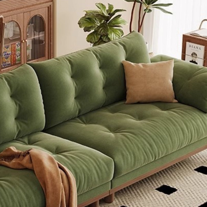 KANGLY French Vintage Green Sofa - Wayfair