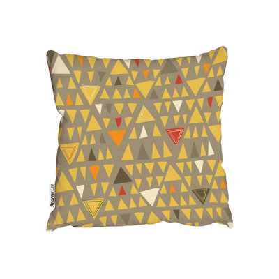 Autumn Triangles Cushion Cover