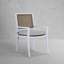 Bermuda Aluminum and Cane Arm Chair-740088466-740088472-740088573