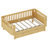 Twin Size Wood Platform Bed for Kids with Rails, Low Profile Twin Bed, Natural-1564590323-1564590322