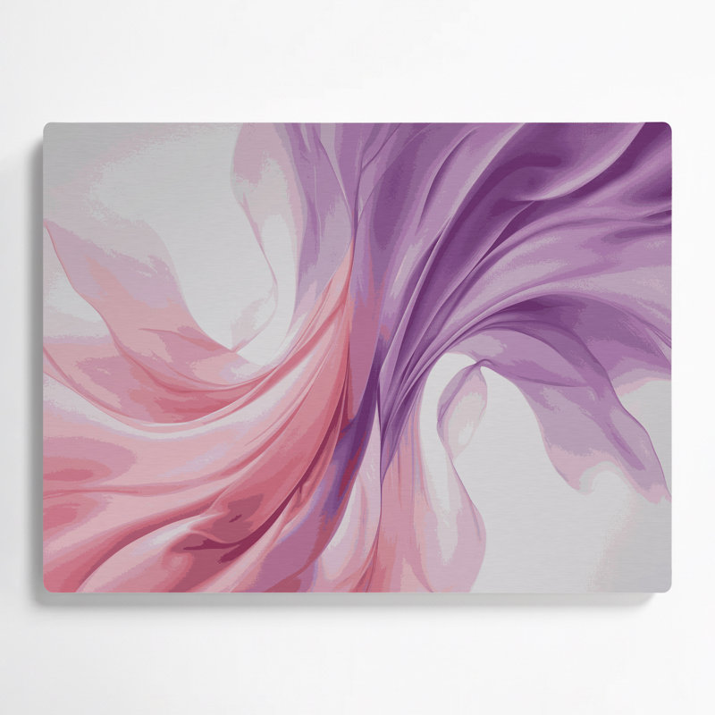 Gradient abstrait 71, art mural en métal beige, H 20 po x l 30 po