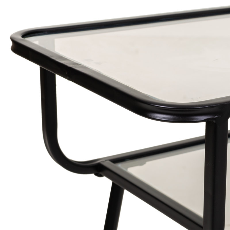 Smelterville 60cm W Iron Bedside Table