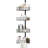 76 CM-110 CM Adjustable Bathroom Organizer Shelves with 4-Tier Rustproof Bathroom Shelves-730957448