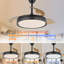 Maryann 42'' Retractable Ceiling Fan DC Motor with LED Lights and Remote-356128961