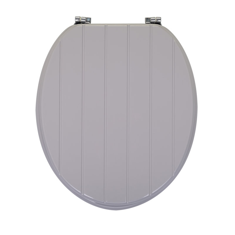 Oval Toilet Seat, Grey