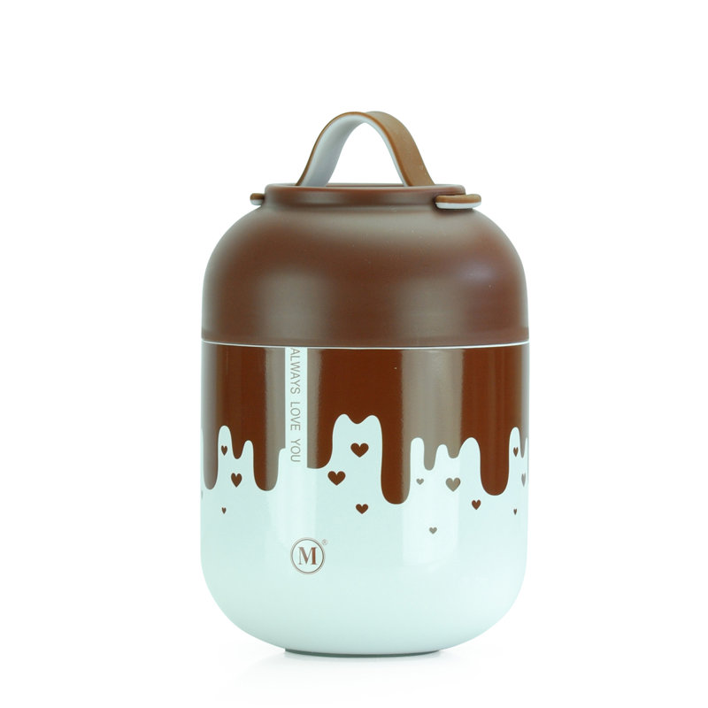 Contenant isotherme 24 oz. Contenant alimentaire, Chocolat