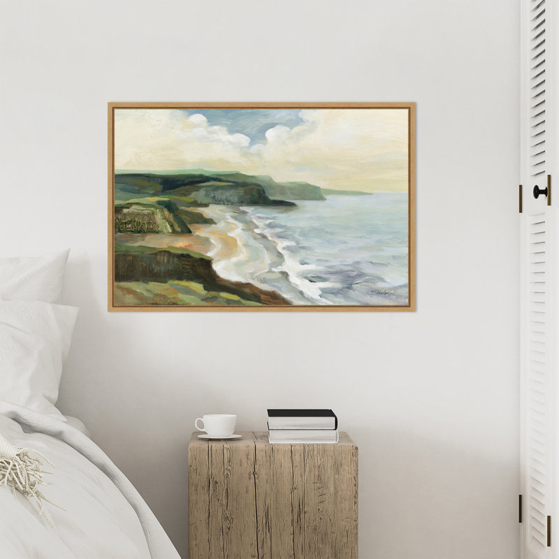 Impression sur toile encadrée, "Irish Coast" par Silvia Vassileva, H 23 po x l 33 po