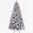 7.5ft Flocked Christmas Tree with LED Lights-1773404772