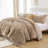 Fluffy Comforter Set 2 Pieces- All Seasons Luxury Fuzzy Comforter With One Pillowcase-116925517-117321017