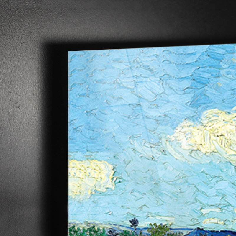 Ploughed Fields (the Furrows) by Vincent Van Gogh - No Frame Painting on Plastic / Acrylic, 65cm H x 95cm W