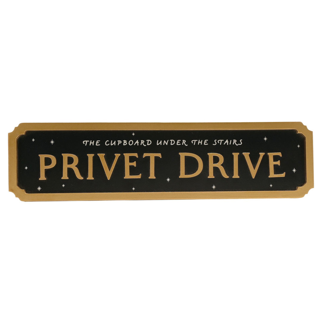 Holz-Wanddekoration Straßenschild Privet Drive