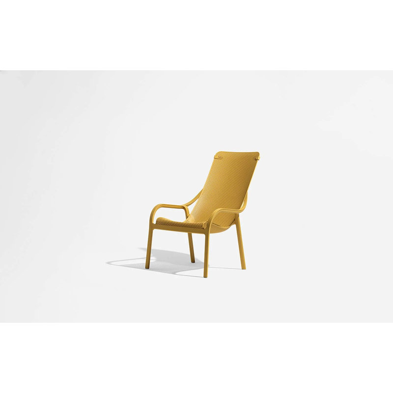 Net Outdoor Lounge Chair, Mustard