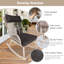 Chaise berçante pour l'extérieur avec coussin Hubhalsun-1436300593