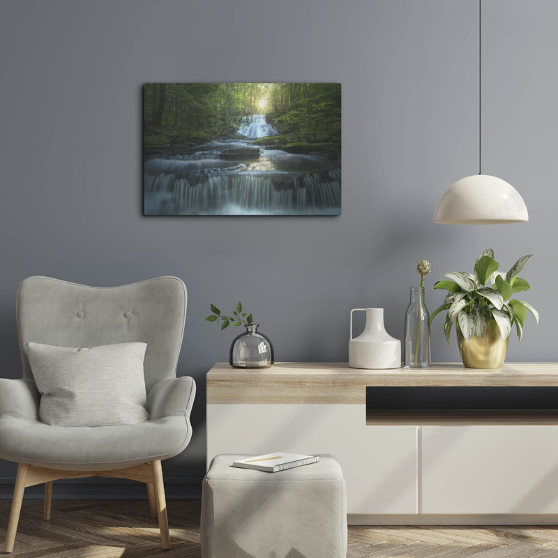 Art mural en métal «Sublime» par Patrick Zephyr, Winston Porter, H 16 po x l 24 po