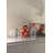 Toucan Clear/Red/Gold 13.39" Porcelain Table Vase