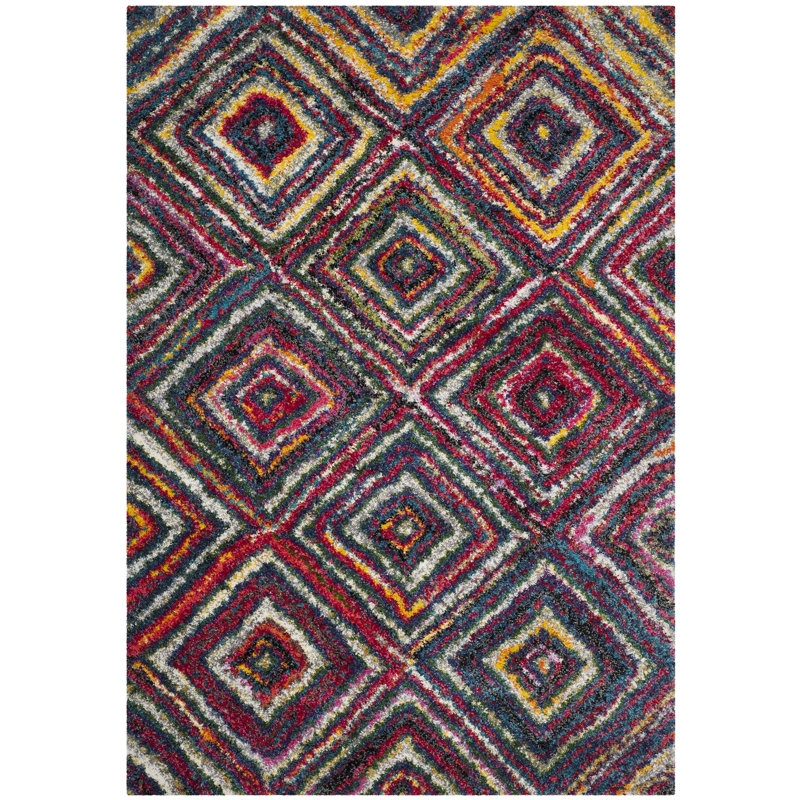 Gleno Performance Geometric Rug, Rectangle 5'1" x 7'6"