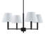 Costa Wrought Iron 4-Light Chandelier-931061353