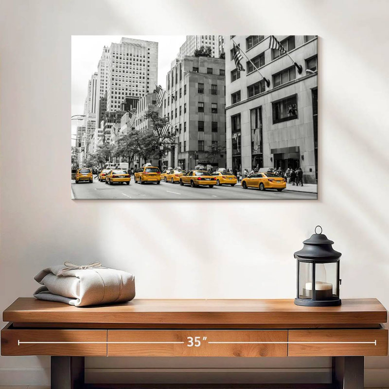 Mehar NYC Cabs Pop, H 16 po x l 24 po