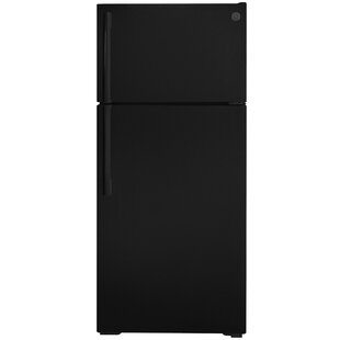GE 28-inch, 16.6 cu.ft. Freestanding Top Freezer Refrigerator with Int