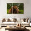 Brampt Highland Cow sur herbe-107997060