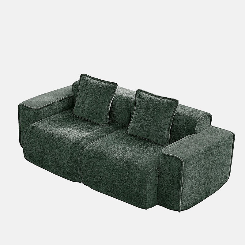 Velvet Sofa, Green